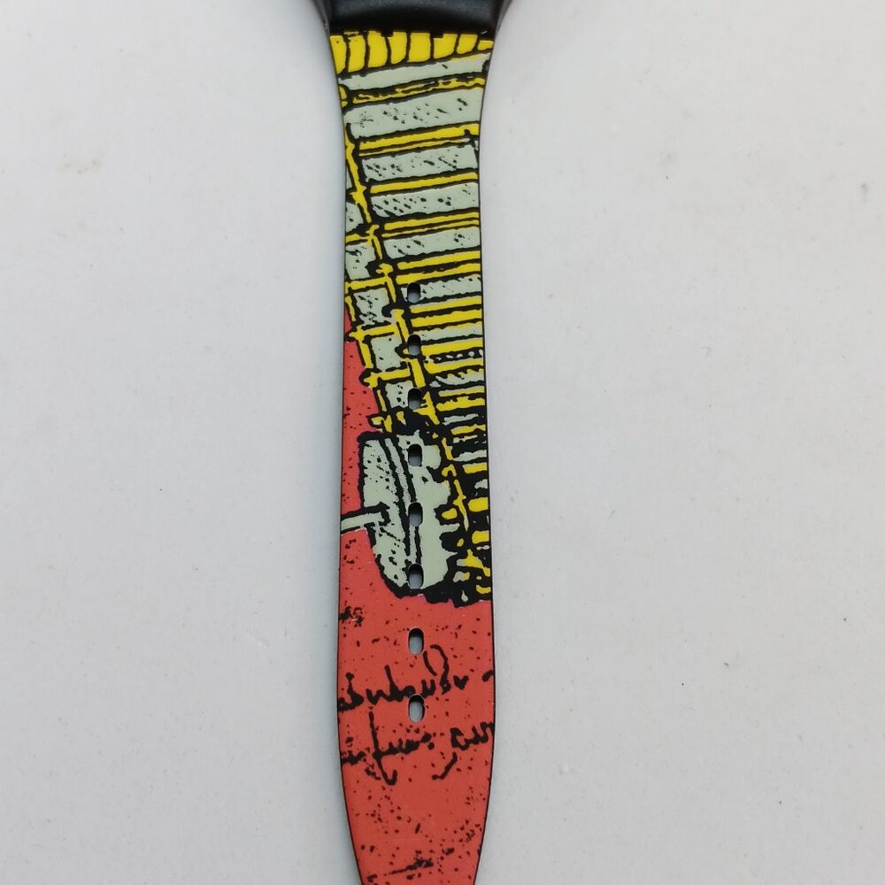 VINTAGE 1990 Swatch GB139 "Engineer" 34mm Swiss Watch STRAP SPLIT - Picture 3 of 10